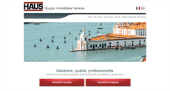 Desktop Screenshot of hausvenezia.it