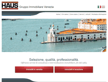 Tablet Screenshot of hausvenezia.it